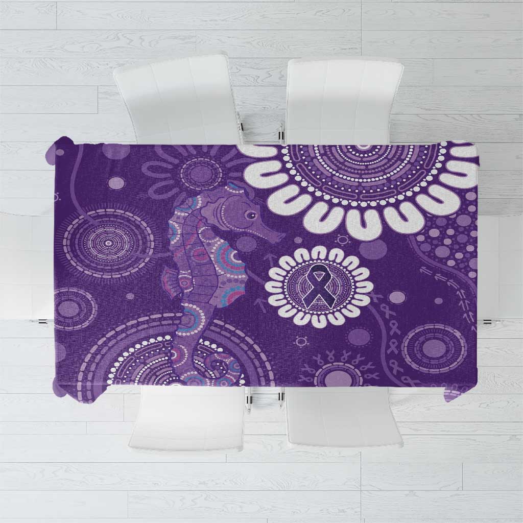 Sea Horse Australia Epilepsy Awareness Tablecloth - Aussie Hoodie