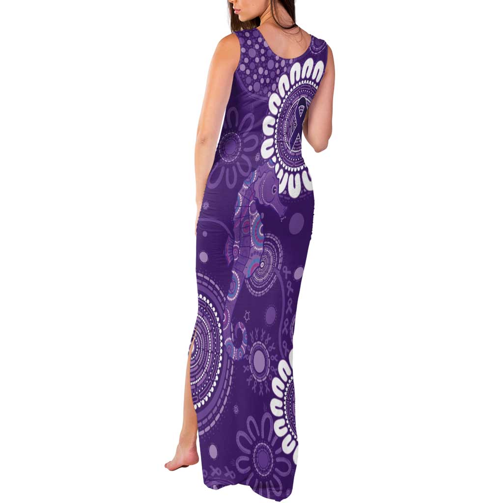 Sea Horse Australia Epilepsy Awareness Tank Maxi Dress - Aussie Hoodie