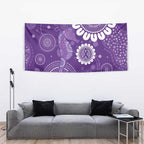 Sea Horse Australia Epilepsy Awareness Tapestry - Aussie Hoodie
