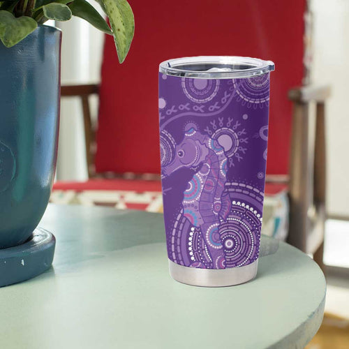 Sea Horse Australia Epilepsy Awareness Tumbler Cup - Aussie Hoodie