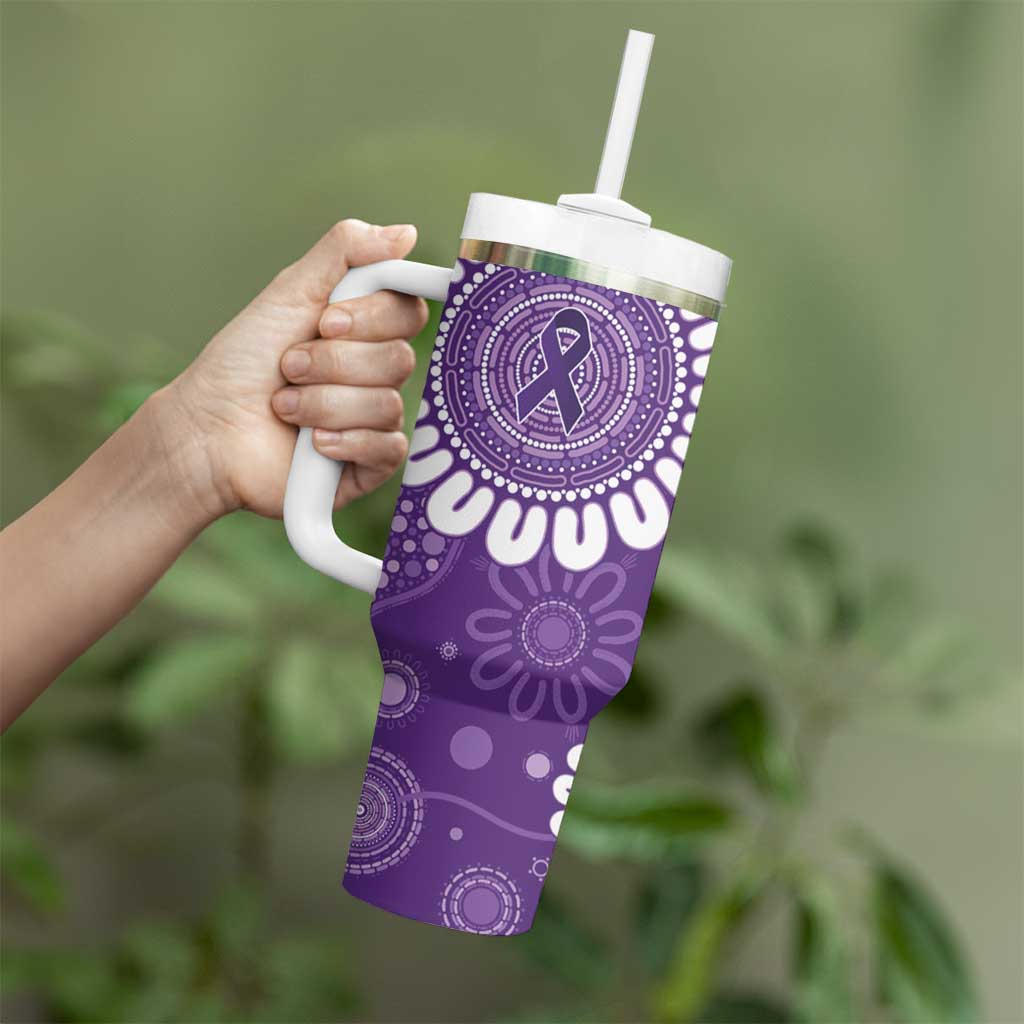 Sea Horse Australia Epilepsy Awareness Tumbler With Handle - Aussie Hoodie