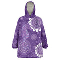 Sea Horse Australia Epilepsy Awareness Wearable Blanket Hoodie - Aussie Hoodie
