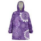 Sea Horse Australia Epilepsy Awareness Wearable Blanket Hoodie - Aussie Hoodie