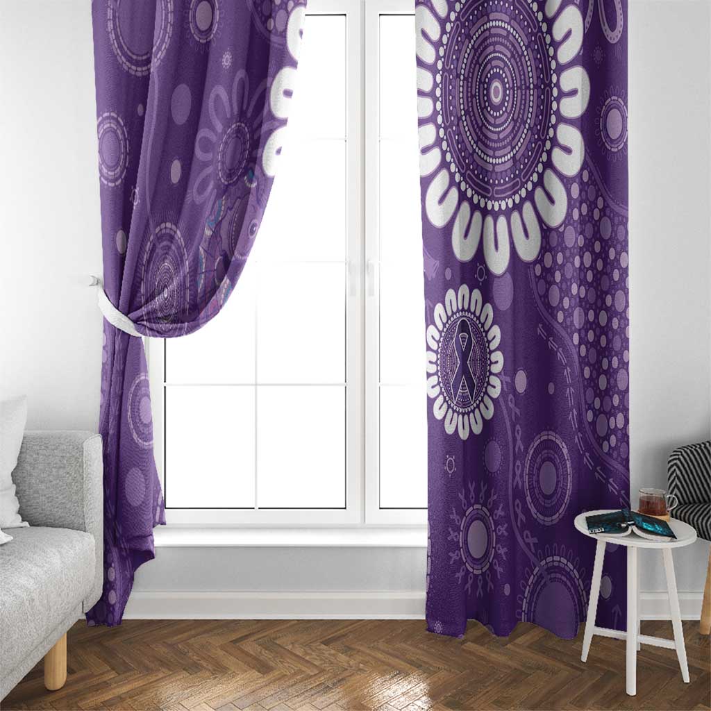 Sea Horse Australia Epilepsy Awareness Window Curtain - Aussie Hoodie