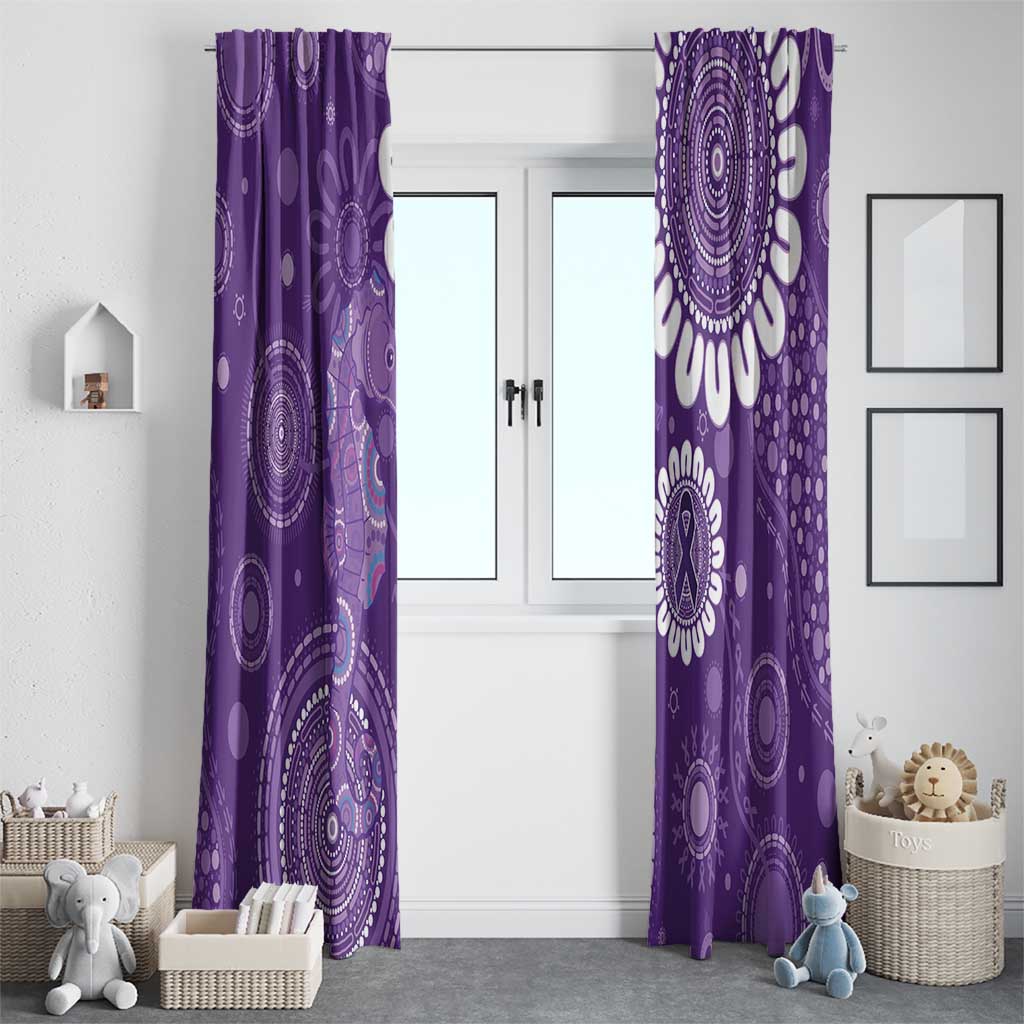 Sea Horse Australia Epilepsy Awareness Window Curtain - Aussie Hoodie