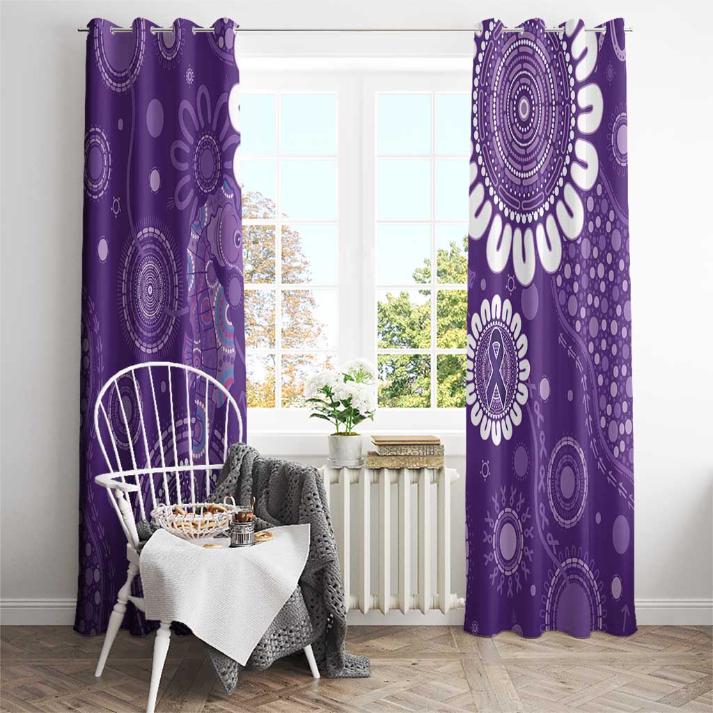 Sea Horse Australia Epilepsy Awareness Window Curtain - Aussie Hoodie