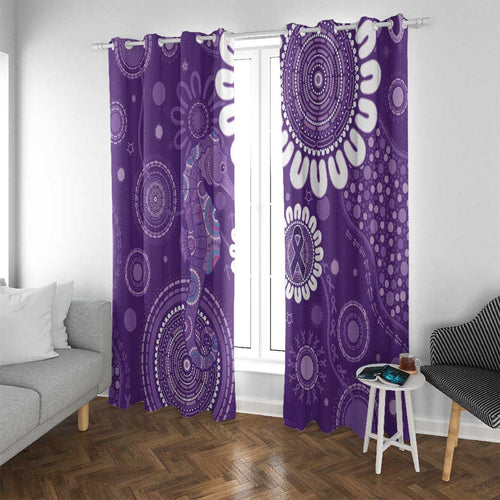 Sea Horse Australia Epilepsy Awareness Window Curtain - Aussie Hoodie