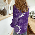 Sea Horse Australia Epilepsy Awareness Women Casual Shirt - Aussie Hoodie