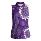 Sea Horse Australia Epilepsy Awareness Women Sleeveless Polo Shirt - Aussie Hoodie