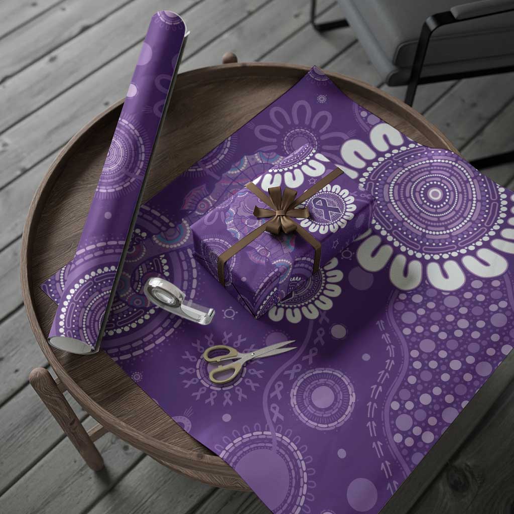 Sea Horse Australia Epilepsy Awareness Wrapping Paper - Aussie Hoodie