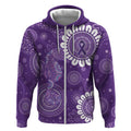 Sea Horse Australia Epilepsy Awareness Zip Hoodie - Aussie Hoodie