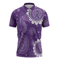 Sea Horse Australia Epilepsy Awareness Zipper Polo Shirt - Aussie Hoodie