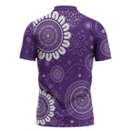 Sea Horse Australia Epilepsy Awareness Zipper Polo Shirt - Aussie Hoodie