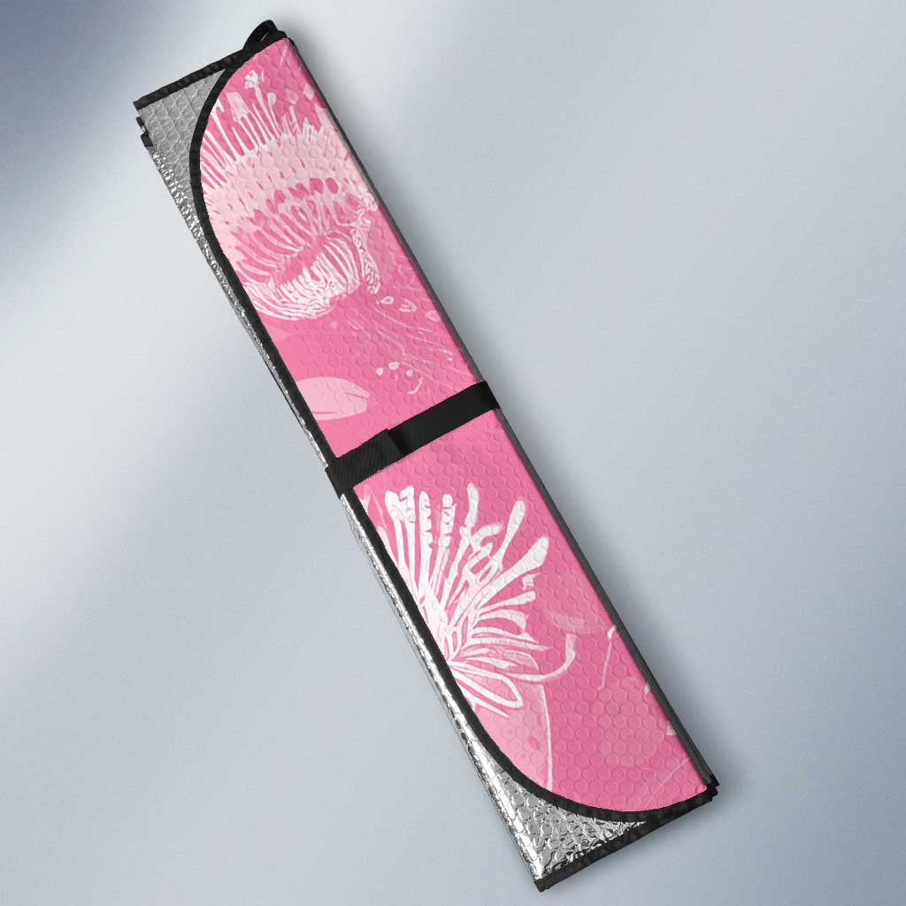 Joyful Pink Cockatoo Auto Sun Shade Australia Christmas Vibes - Aussie Hoodie