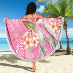Joyful Pink Cockatoo Beach Blanket Australia Christmas Vibes - Aussie Hoodie