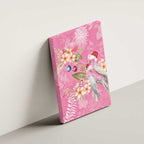 Joyful Pink Cockatoo Canvas Wall Art Australia Christmas Vibes - Aussie Hoodie