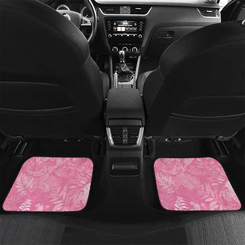 Joyful Pink Cockatoo Car Mats Australia Christmas Vibes - Aussie Hoodie