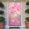 Joyful Pink Cockatoo Door Cover Australia Christmas Vibes - Aussie Hoodie
