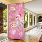 Joyful Pink Cockatoo Door Cover Australia Christmas Vibes - Aussie Hoodie