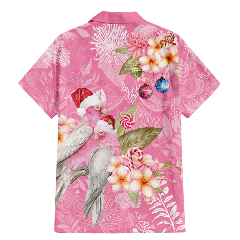 Joyful Pink Cockatoo Family Matching Mermaid Dress and Hawaiian Shirt Australia Christmas Vibes - Aussie Hoodie