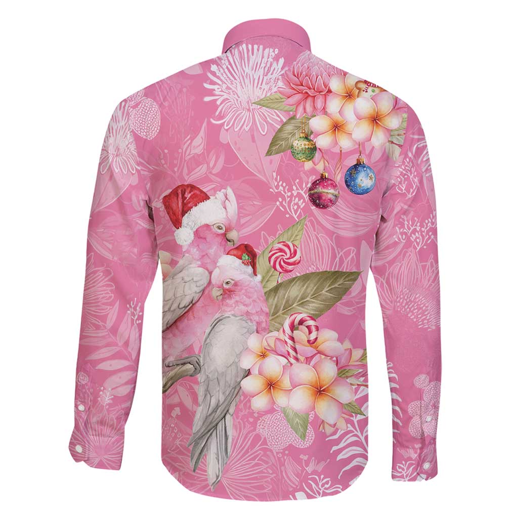 Joyful Pink Cockatoo Family Matching Tank Maxi Dress and Hawaiian Shirt Australia Christmas Vibes - Aussie Hoodie