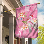 Joyful Pink Cockatoo Garden Flag Australia Christmas Vibes - Aussie Hoodie