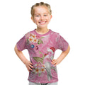 Joyful Pink Cockatoo Kid T Shirt Australia Christmas Vibes - Aussie Hoodie