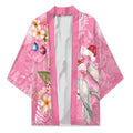 Joyful Pink Cockatoo Kimono Australia Christmas Vibes - Aussie Hoodie