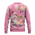 Joyful Pink Cockatoo Ugly Christmas Sweater Australia Christmas Vibes - Aussie Hoodie