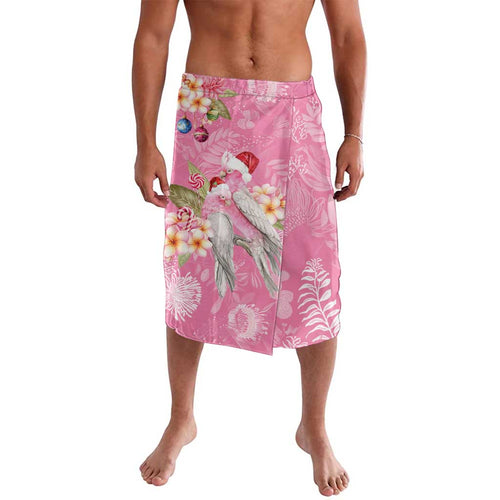 Joyful Pink Cockatoo Lavalava Australia Christmas Vibes - Aussie Hoodie