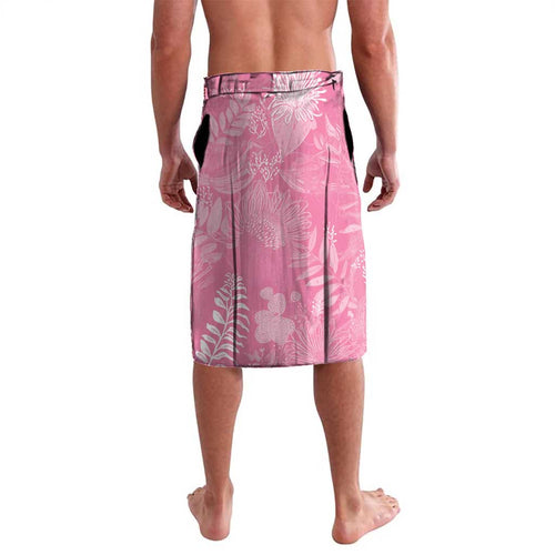 Joyful Pink Cockatoo Lavalava Australia Christmas Vibes - Aussie Hoodie