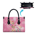 Joyful Pink Cockatoo Leather Bag Australia Christmas Vibes - Aussie Hoodie