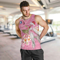 Joyful Pink Cockatoo Men Tank Top Australia Christmas Vibes - Aussie Hoodie