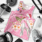 Joyful Pink Cockatoo Men Tank Top Australia Christmas Vibes - Aussie Hoodie