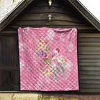 Joyful Pink Cockatoo Quilt Australia Christmas Vibes - Aussie Hoodie