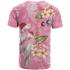 Joyful Pink Cockatoo T Shirt Australia Christmas Vibes - Aussie Hoodie
