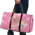 Joyful Pink Cockatoo Travel Bag Australia Christmas Vibes - Aussie Hoodie