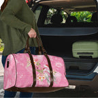 Joyful Pink Cockatoo Travel Bag Australia Christmas Vibes - Aussie Hoodie