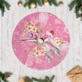 Joyful Pink Cockatoo Tree Skirt Australia Christmas Vibes - Aussie Hoodie
