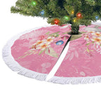 Joyful Pink Cockatoo Tree Skirt Australia Christmas Vibes - Aussie Hoodie
