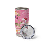 Joyful Pink Cockatoo Tumbler Cup Australia Christmas Vibes - Aussie Hoodie