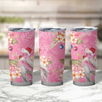 Joyful Pink Cockatoo Tumbler Cup Australia Christmas Vibes - Aussie Hoodie