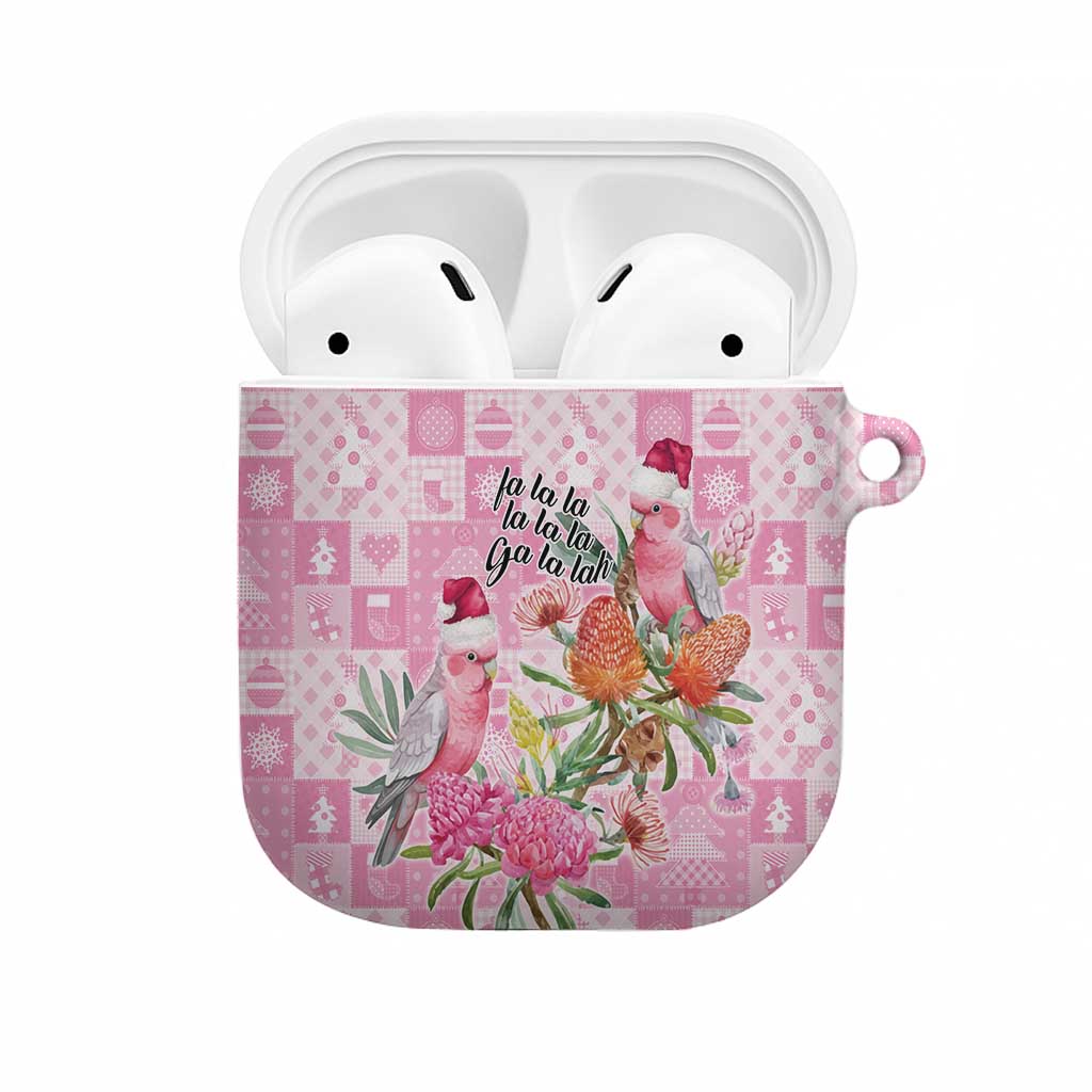 Sweet Pink Cockatoo’s Aussie Santa AirPods Case Australia Christmas Vibes - Aussie Hoodie