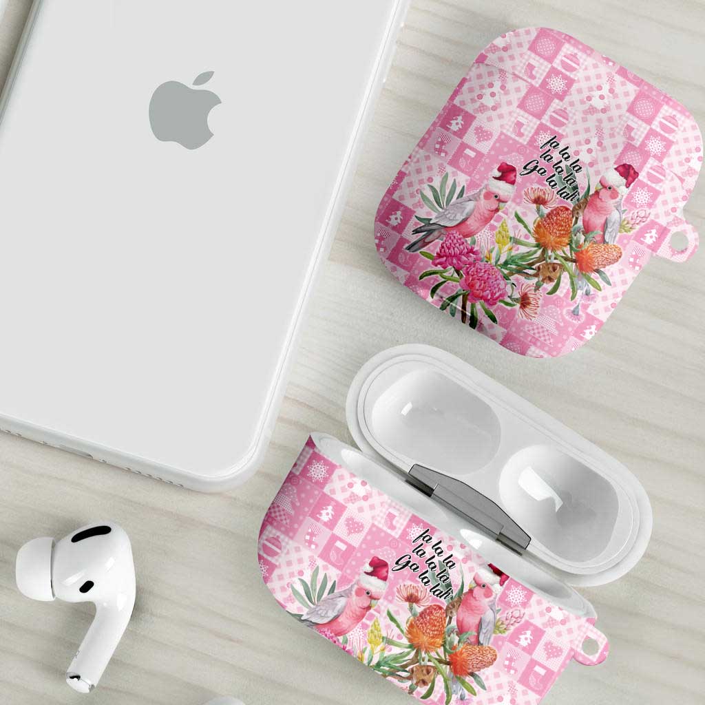 Sweet Pink Cockatoo’s Aussie Santa AirPods Case Australia Christmas Vibes - Aussie Hoodie