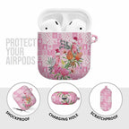 Sweet Pink Cockatoo’s Aussie Santa AirPods Case Australia Christmas Vibes - Aussie Hoodie