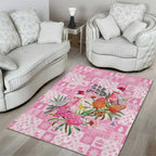 Sweet Pink Cockatoo’s Aussie Santa Area Rug Australia Christmas Vibes - Aussie Hoodie