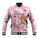 Sweet Pink Cockatoo’s Aussie Santa Baseball Jacket Australia Christmas Vibes - Aussie Hoodie