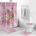 Sweet Pink Cockatoo’s Aussie Santa Bathroom Set Australia Christmas Vibes - Aussie Hoodie