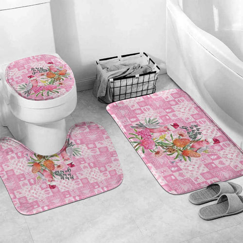 Sweet Pink Cockatoo’s Aussie Santa Bathroom Set Australia Christmas Vibes - Aussie Hoodie