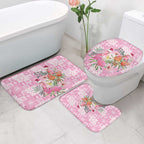 Sweet Pink Cockatoo’s Aussie Santa Bathroom Set Australia Christmas Vibes - Aussie Hoodie